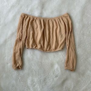 Forever 21 Off Shoulder Crop Top